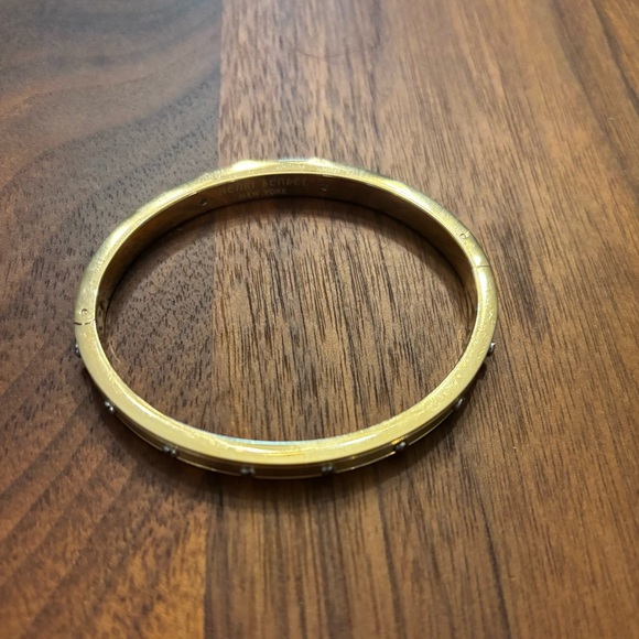 Henri Bendel Gold Bangle with Silver Studs - Picture 4 of 4